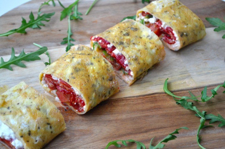 Omelet rolletjes 2