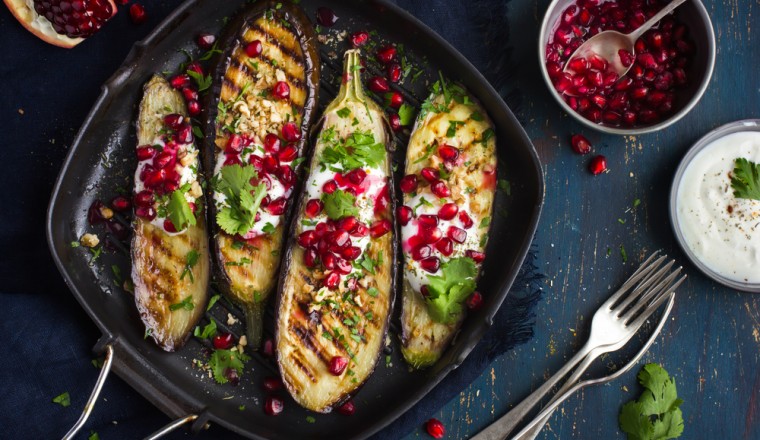 Geroosterde aubergine