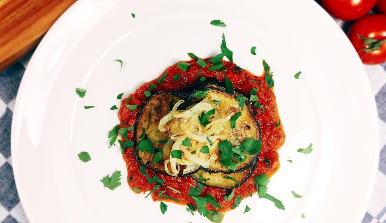Iraans aubergine gerecht