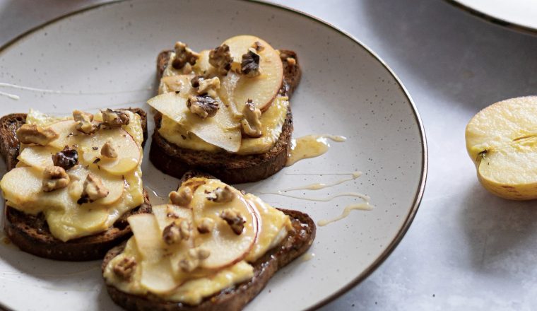 toast met camembert