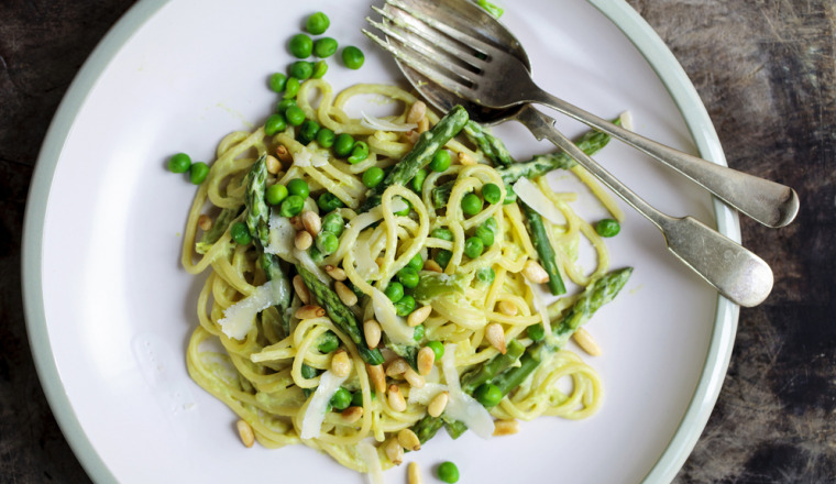 spaghetti met asperges