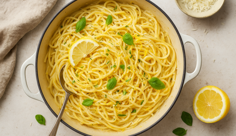 GF / Recept: Dé One-Pan Pasta al Limone van Jamie Oliver