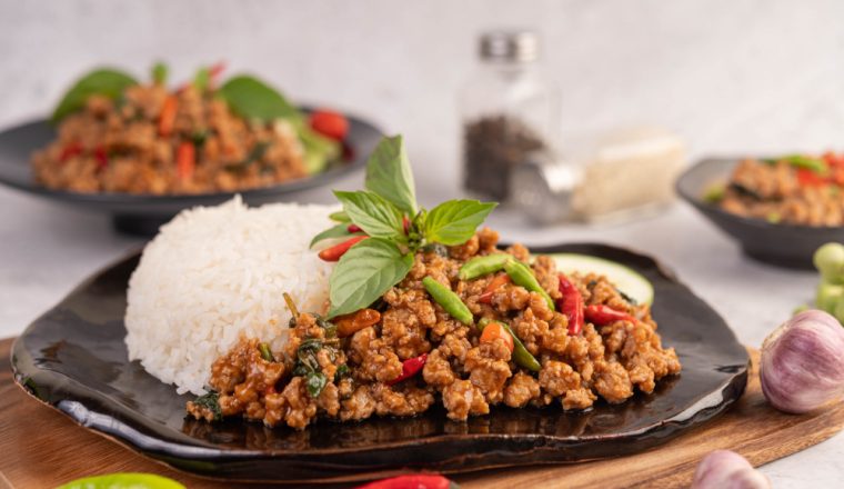 Thaise Basilicum Kip (Pad Krapow Gai)