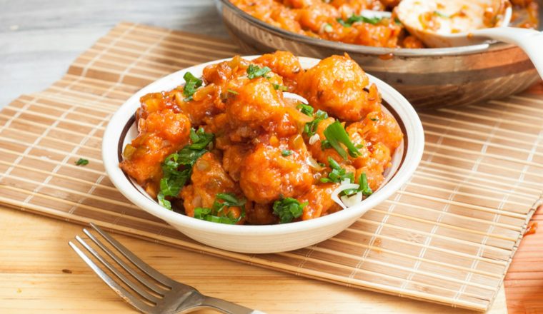Vegetarische buffalo cauliflower recept